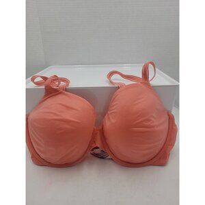 Victoria's Secret Body By Victoria Lined Perfect Coverage Pink Bra 34DD